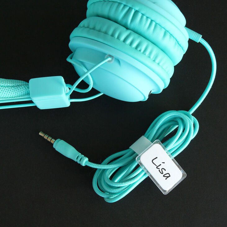 LABEL THE CABLE Mini Klettbinder 10er Set - weiß image number 3