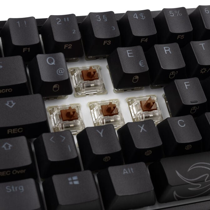 Ducky One 2 Pro Mini Gaming Tastatur, RGB LED - Cherry Brown image number 7