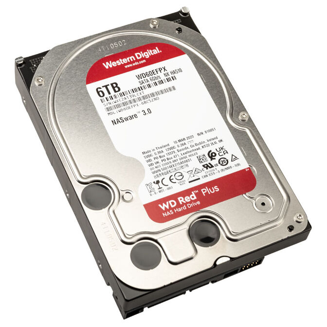 Western Digital Red Plus, SATA 6G, Intellipower, 3,5 Zoll - 6 TB image number 0