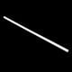 Barrow Acrylic Hardtube, 12/8mm - 500mm, White
