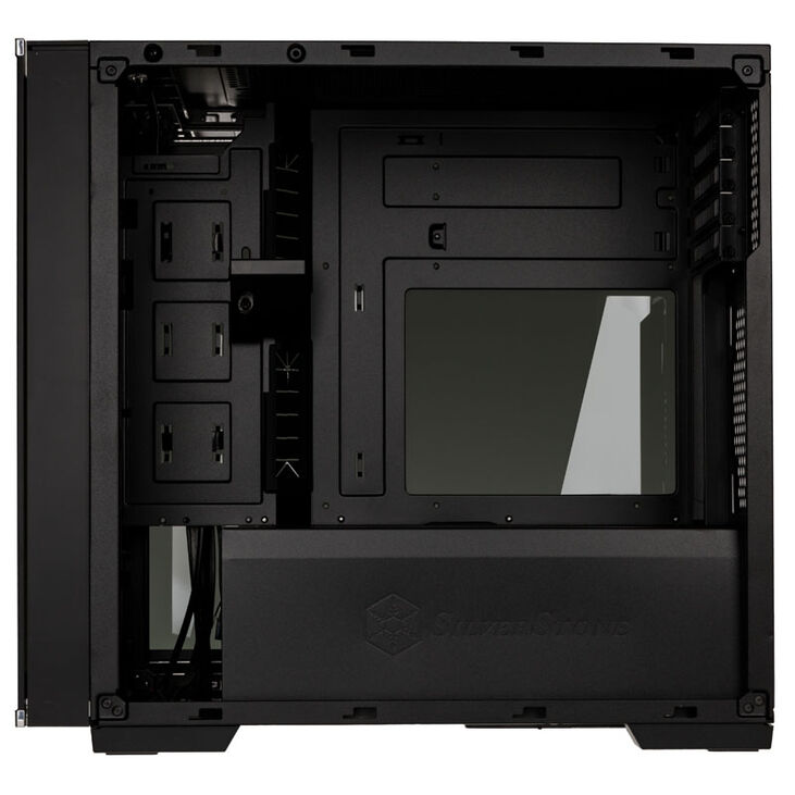 SilverStone SST-LD01B Lucid Micro ATX Tower, TG - weiß/schwarz image number 5