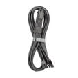 CableMod C-Series Pro ModMesh 12V-2x6-Kabel, Sleeved, 16-Pin zu 2x 8-Pin, f&uuml;r Corsair Type 4 und 3 PSUs - carbon, 60cm image number null