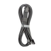 CableMod C-Series Pro ModMesh 12V-2x6-Kabel, Sleeved, 16-Pin zu 2x 8-Pin, f&uuml;r Corsair Type 4 und 3 PSUs - carbon, 60cm