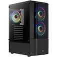 Aerocool Quantum v3 Midi-Tower, RGB, Tempered Glass - schwarz image number null