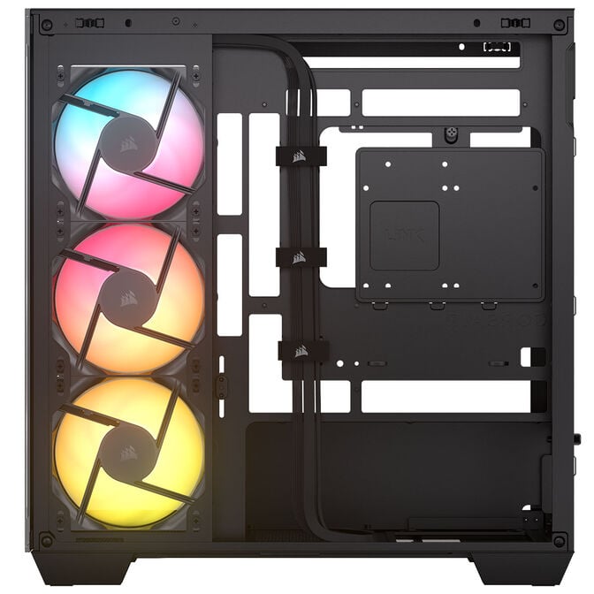 Corsair 2800X RS-R ARGB PC-Geh&auml;use, Mini-Geh&auml;use, mATX, Tempered Glass - inklusive 3x 120-mm-L&uuml;fter, schwarz image number 6