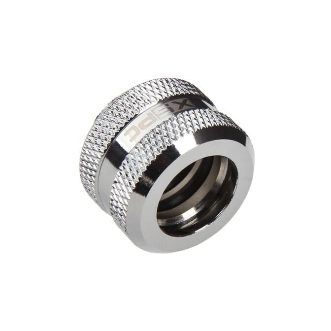XSPC Anschluss gerade G1/4 Zoll AG auf 14mm AD Hardtube - chrome silber image number 0