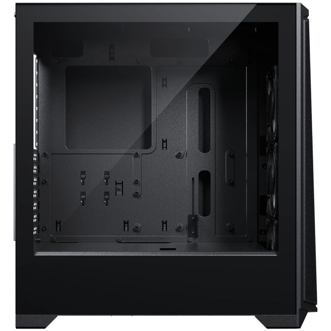 Phanteks Eclipse G370A PC Case, Mid Tower, SSI-EEB, RGB, Tempered Glass - including 3x 120mm Fans, Black image number 3