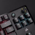 Corsair K70 Core TKL Gaming Tastatur, RGB - schwarz, Corsair MLX Red V2 Switches image number null