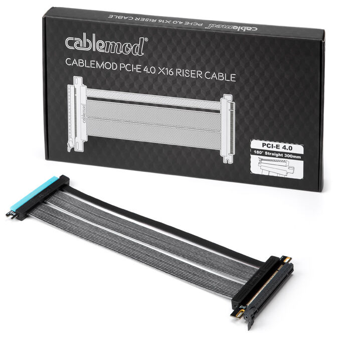 Cablemod PCIe 4.0 Riser Cable - 30cm image number 3