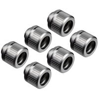 EK Water Blocks EK-Quantum Torque HDC 12 - 6-pack, Satin Titanium