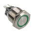 DimasTech Vandalism Switch 25mm - Silverline - green image number null