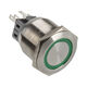 DimasTech Vandalism Switch 25mm - Silverline - green