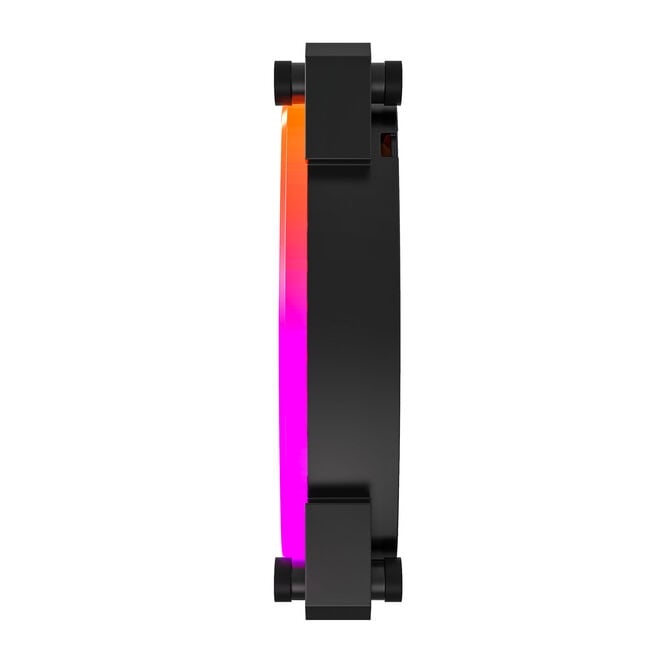 Montech AX120 PWM ARGB L&uuml;fter, 3er Pack, schwarz - 120mm image number 2