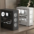 Aerocool D501A PC-Geh&auml;use, Midi-Tower, ATX, Tempered Glass - schwarz image number null