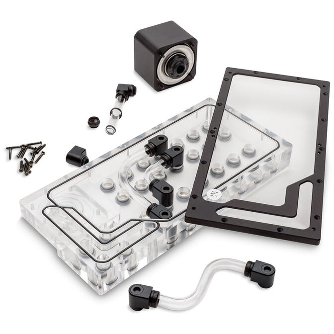 EK Water Blocks EK-QuantumX Loophole Distroplate D5 PWM - schwarz image number 4