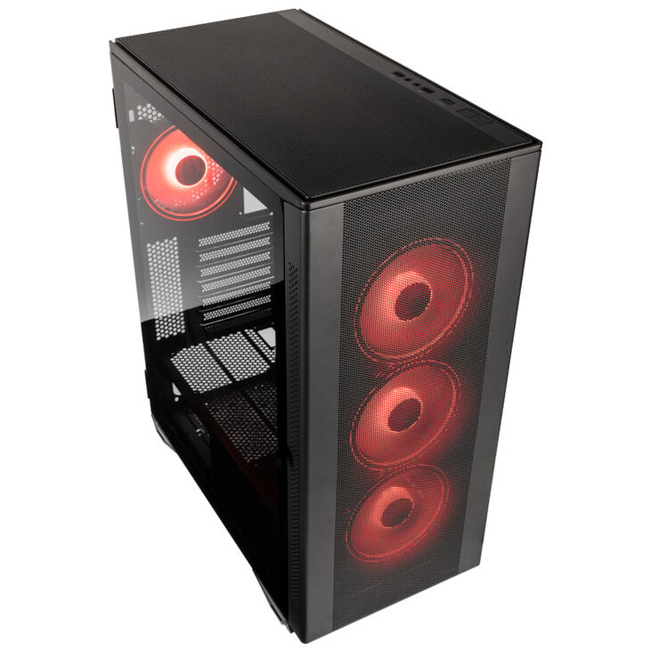 Kolink Stronghold Prism Midi-Tower - schwarz image number 1