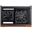 Jonsbo T9 Black PC Case, Mini Case, ITX, PCIe 5.0 Riser Cable - Black image number null