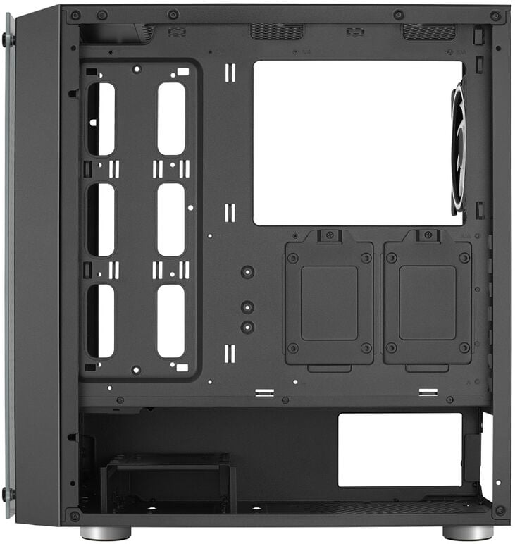 Aerocool Skribble Mid-Tower, Tempered Glass - black image number 5
