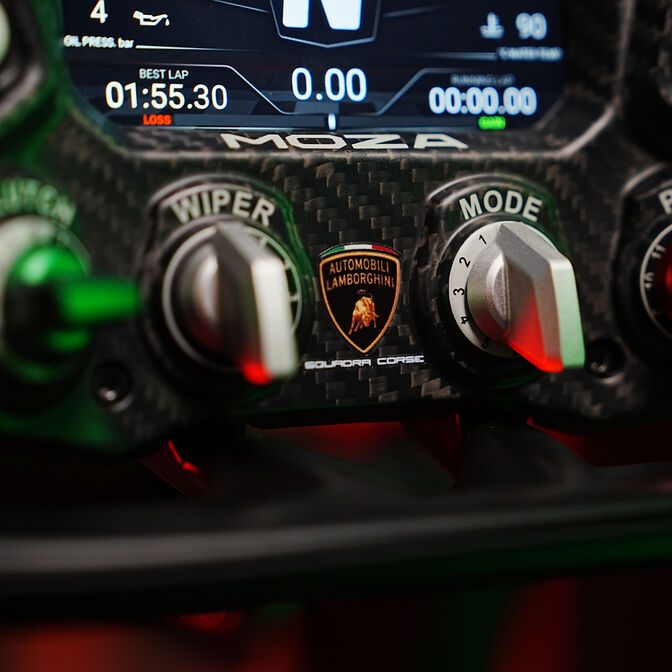 MOZA x Automobili Lamborghini ESSENZA SCV12 Steering Wheel image number 7