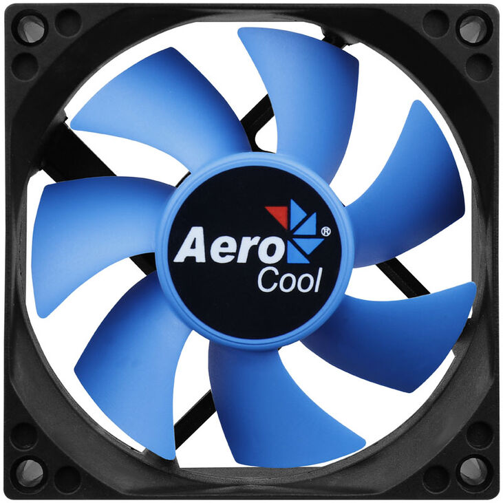 Aerocool Motion 8 Lüfter, 80 mm - Blau image number 2