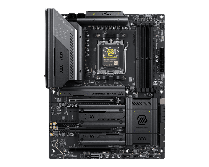 MSI MAG B850 Tomahawk Max WiFi II Mainboard, Sockel AM5, AMD B850, ATX, DDR5 image number 2