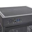 Thermaltake The Tower 200 PC-Geh&auml;use, Mini-Geh&auml;use, Mini-ITX, Tempered Glass - schwarz image number null