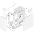 HYTE X50 Midi Tower - Snow White image number null