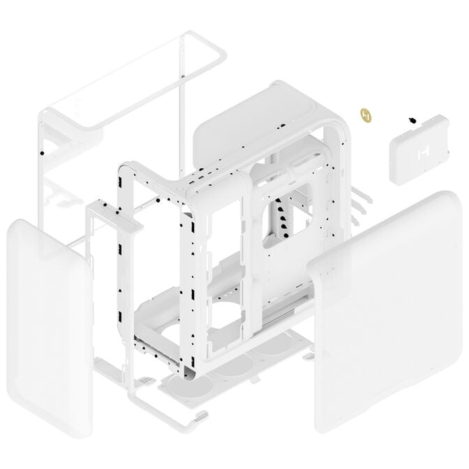 HYTE X50 Midi Tower - Snow White image number 10