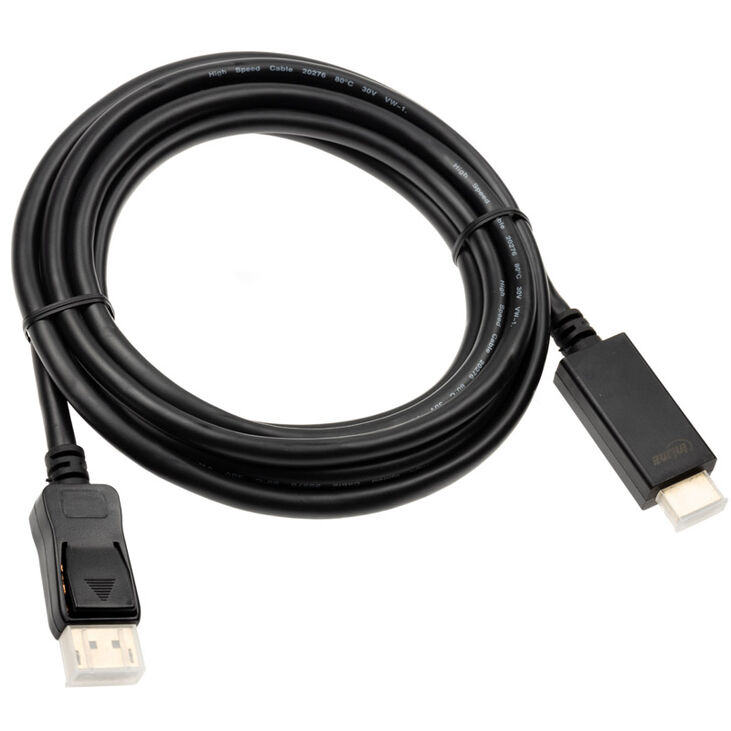 InLine DisplayPort zu HDMI Konverter Kabel, 4K/60Hz, schwarz - 3m image number 1