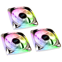 Lamptron PLUTO+ ARGB PWM Fan 3-Pack Bundle - black