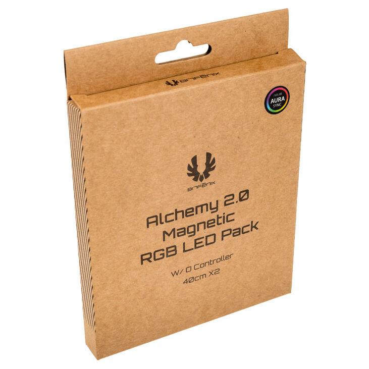 BitFenix Alchemy 2.0 Magnetic RGB-LED-Strip Kit - 2x 40cm, 2x 21 LEDs image number 5