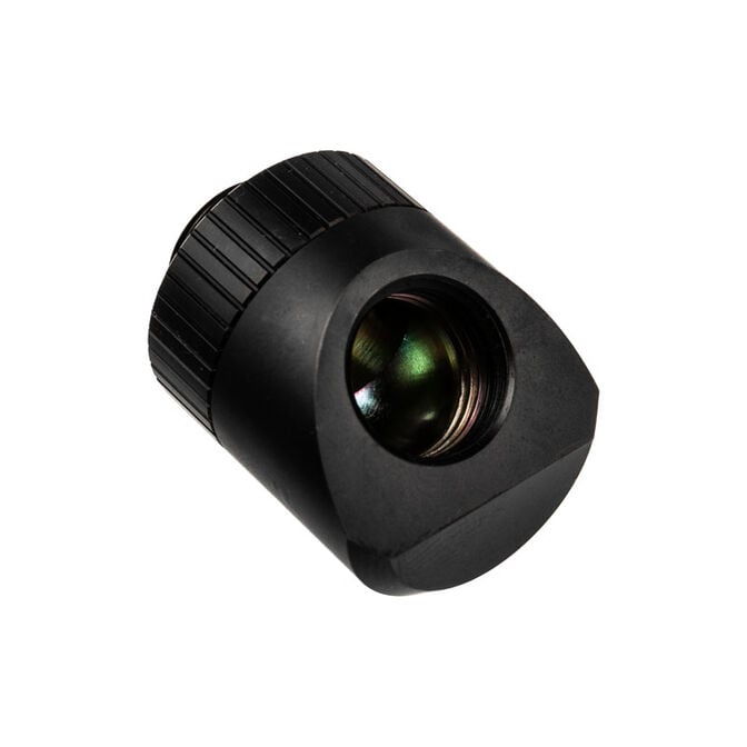 EK Water Blocks EK-Torque Adapter 45 Degree G1/4 inch Male to G1/4 inch Female - Rotatable, Black image number 0