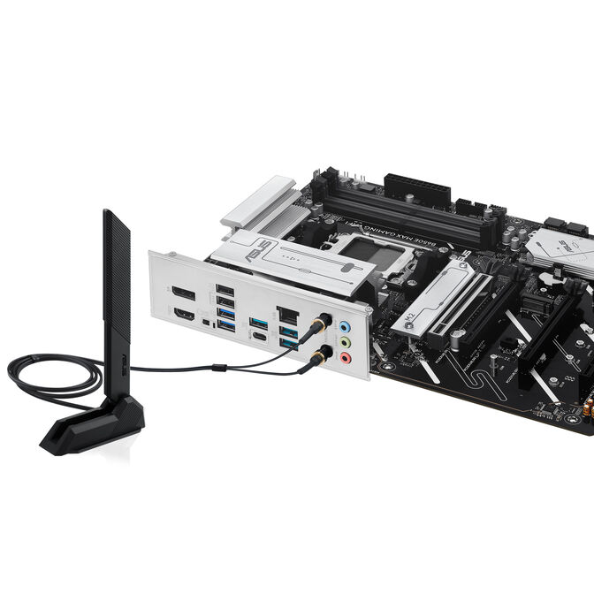 ASUS B650E Max Gaming WiFi Mainboard, Sockel AM5, AMD B650, ATX, DDR5 image number 4