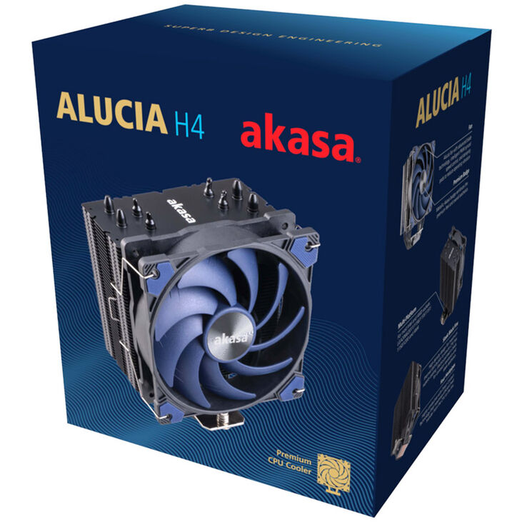Akasa Alucia H4 High Performance CPU Kühler, 120mm image number 5