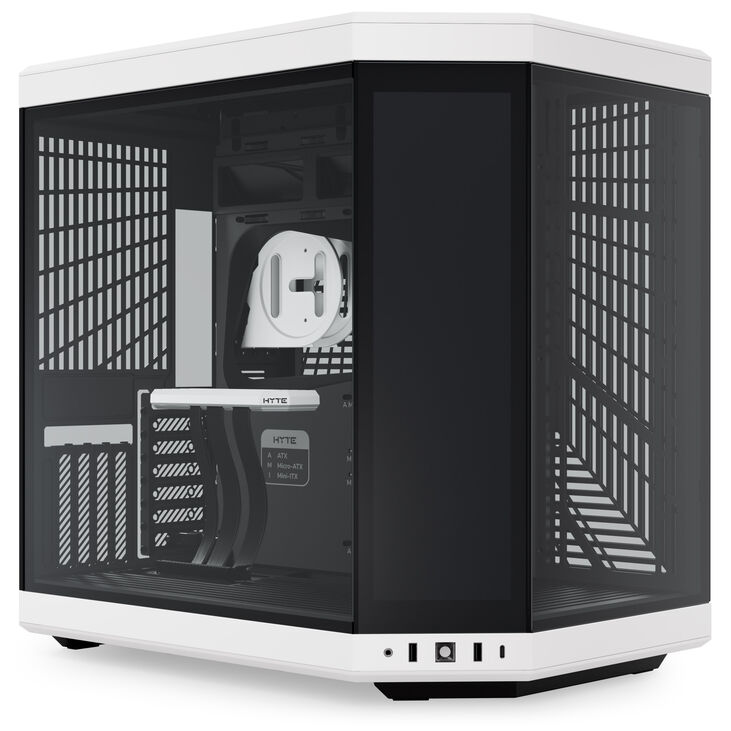 Hyte Y70 Touch Infinite PC-Gehäuse, Midi-Tower, ATX, Tempered Glass - Panda image number 1