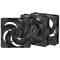 ARCTIC P14 Pro Reverse PWM L&uuml;fter - 140mm, schwarz, 3er-Pack