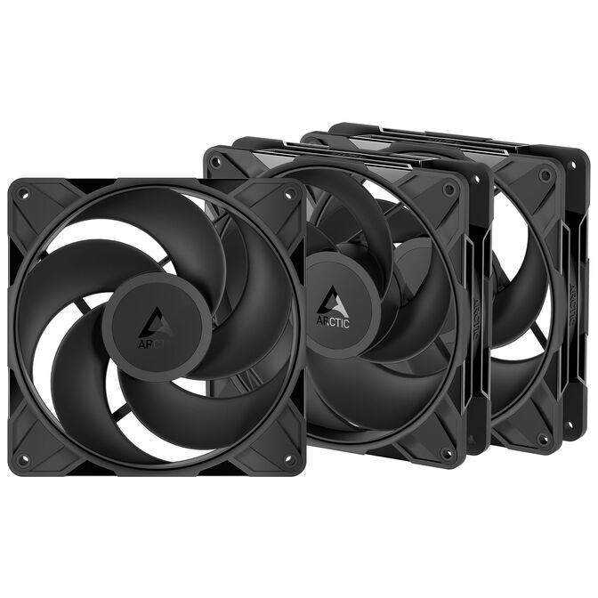 ARCTIC P14 Pro Reverse PWM L&uuml;fter - 140mm, schwarz, 3er-Pack image number 0