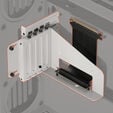 HAVN HS 420 Vertikale GPU-Halterung - wei&szlig; image number null