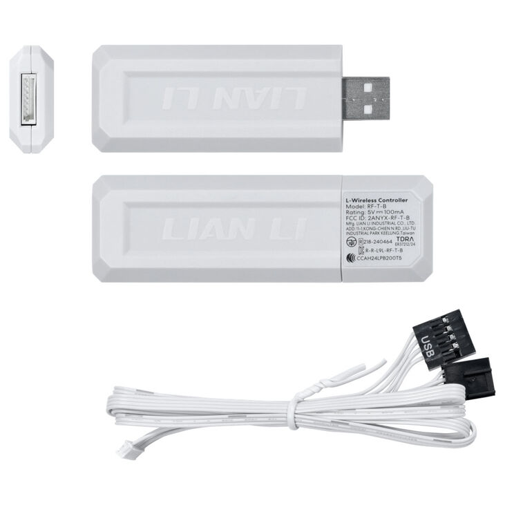 Lian Li UNI FAN SL-INF Wireless Lüfter, ARGB, PWM -  3er-Pack, mit Controller, 120mm, weiß image number 11