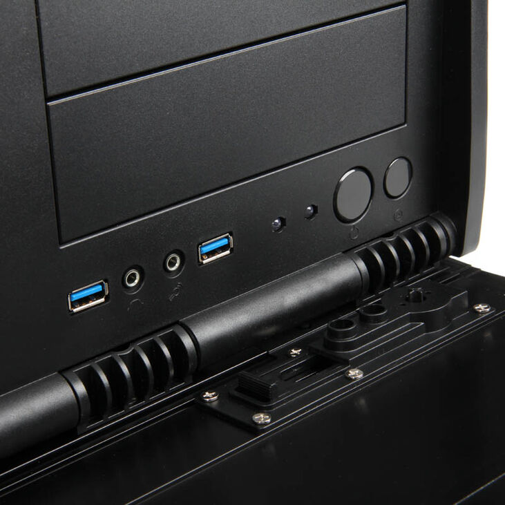 SilverStone SST-GD07B USB 3.0 Grandia Desktop - schwarz image number 4