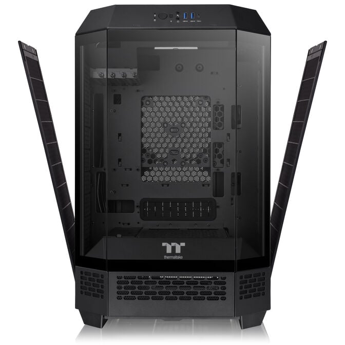 Thermaltake The Tower 300 PC-Geh&auml;use, Mini-Geh&auml;use, mATX, Tempered Glass - inklusive 2x 140-mm-L&uuml;fter, schwarz image number 13