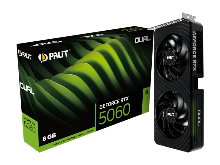 Palit GeForce RTX 5060 Dual, 8192 MB GDDR7 image number 0