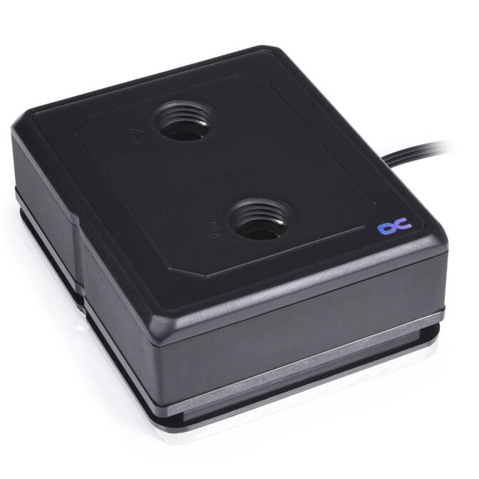 Alphacool Eisblock XPX Aurora Pro CPU-K&uuml;hler - Messing Black Digital RGB image number 0