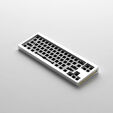 Akko MonsGeek M7 VIA Barebone Gaming-Tastatur, 65%, Hot-Swap-f&auml;hig, RGB, ANSI-Layout - silber image number null
