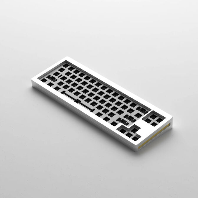 Akko MonsGeek M7 VIA Barebone Gaming-Tastatur, 65%, Hot-Swap-f&auml;hig, RGB, ANSI-Layout - silber image number 2