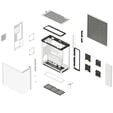 HAVN HS 360 PC-Geh&auml;use, Midi-Tower, ATX, Tempered Glass - wei&szlig; image number null