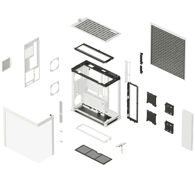 HAVN HS 360 PC-Geh&auml;use, Midi-Tower, ATX, Tempered Glass - wei&szlig; image number 13