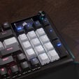 Corsair VANGUARD 96 Gaming-Tastatur, mechanisch, RGB, 8.000 Hz - MLX Plasma Switches, ISO (DE), schwarz/wei&szlig; image number null