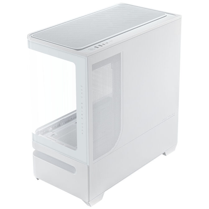 ASUS Prime AP202 ARGB PC-Geh&auml;use, Midi Tower, mATX, ARGB, Tempered Glass - wei&szlig; image number 4