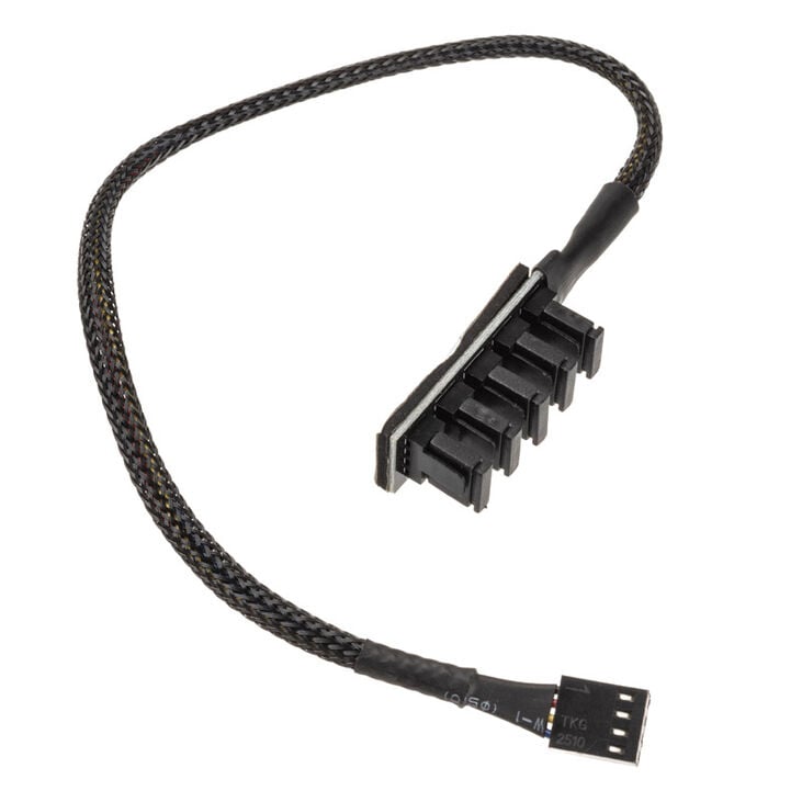 Akasa FLEXA FP5H PWM Splitter Hub - schwarz image number 1